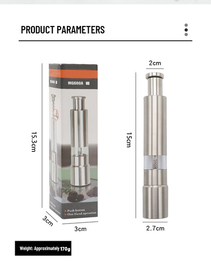 Stainless Steel Salt And Pepper Grinder