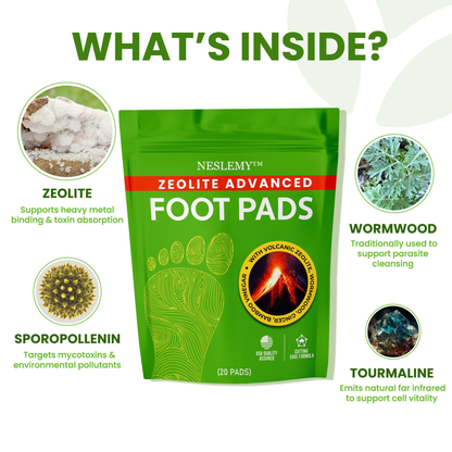 🦶🦶 Advanced Zeolite Detox Foot Pads 🔥🔥🔥