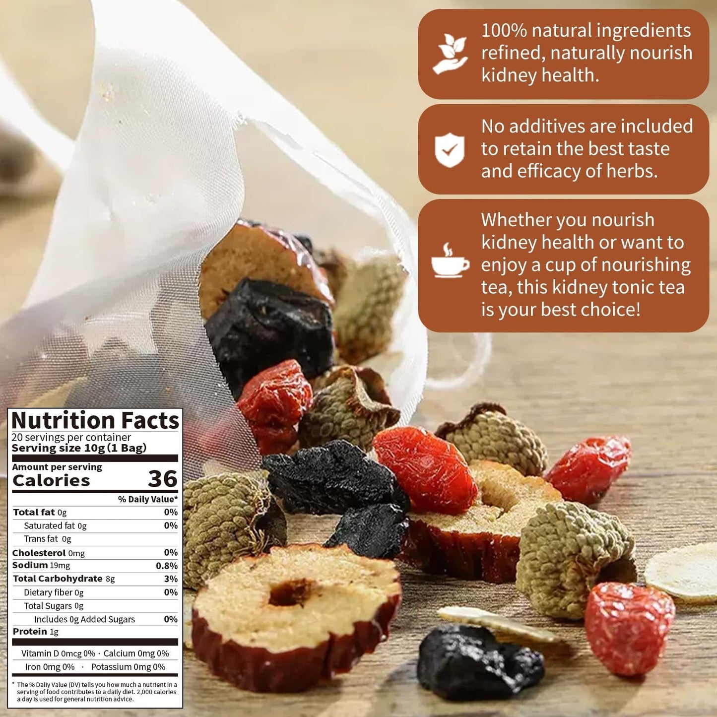 🔥🔥🔥💖 Limited-time discount 🌱 Panax & Mulberry Herbal Tea