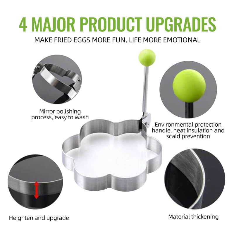 Five-piece egg-frying kit [includes oil brush + separator]🔥