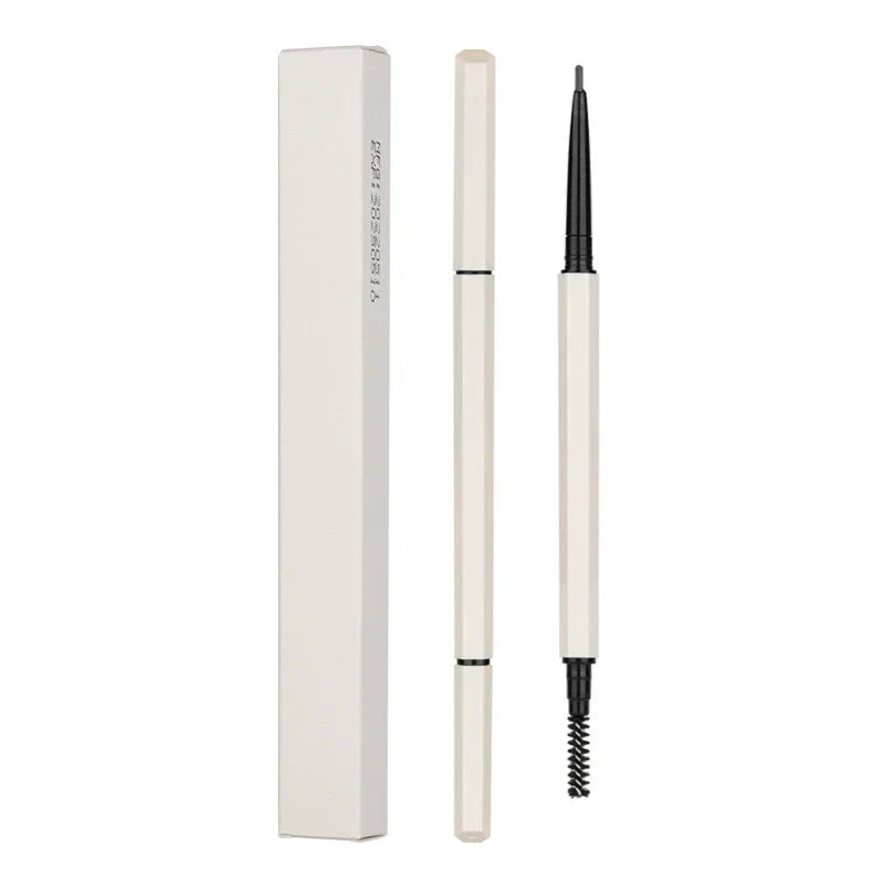 Double-ended ultra-fine non-marking eyebrow pencil