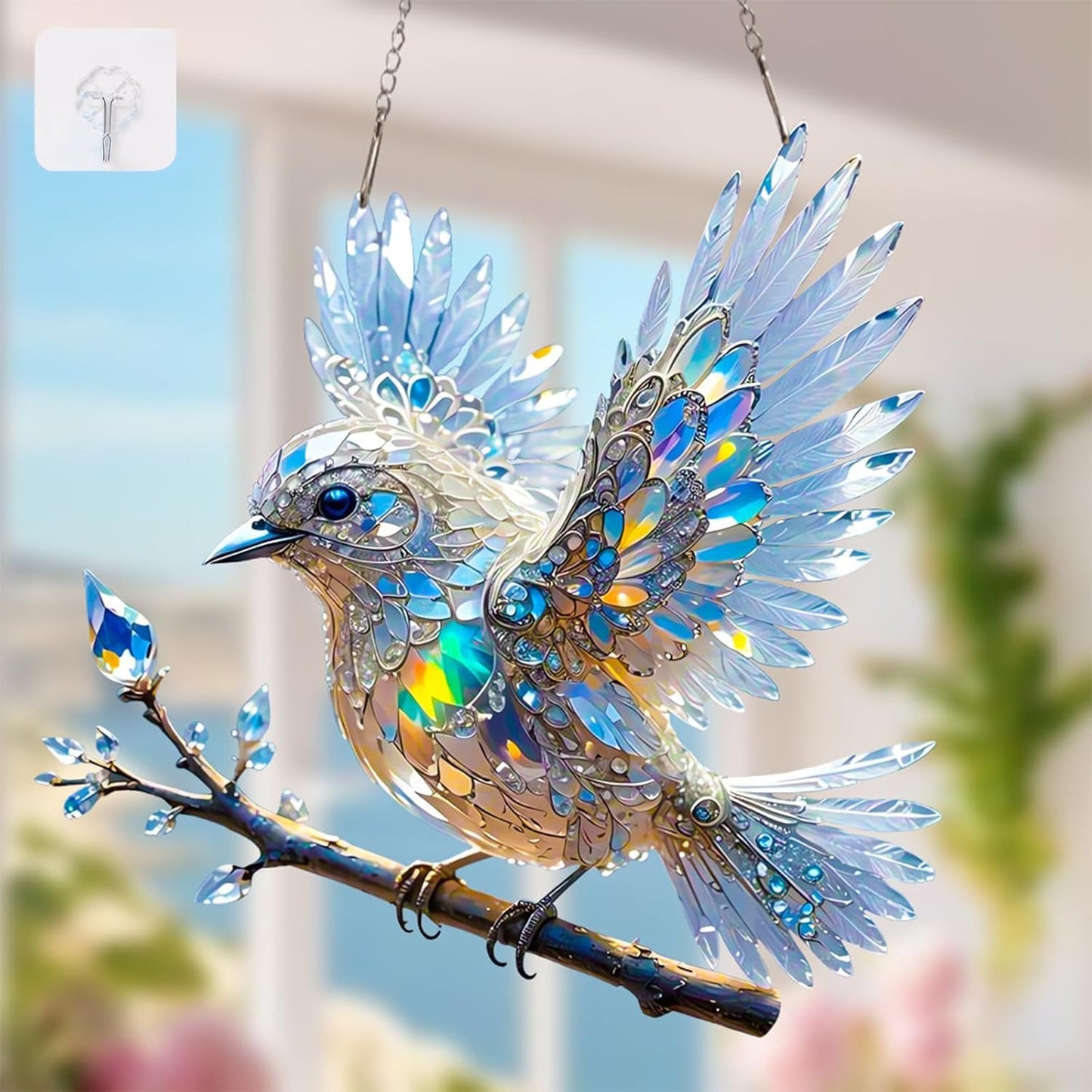✨✨ Crystal Bird Light – Enchanting Glow for Any Room 🔆